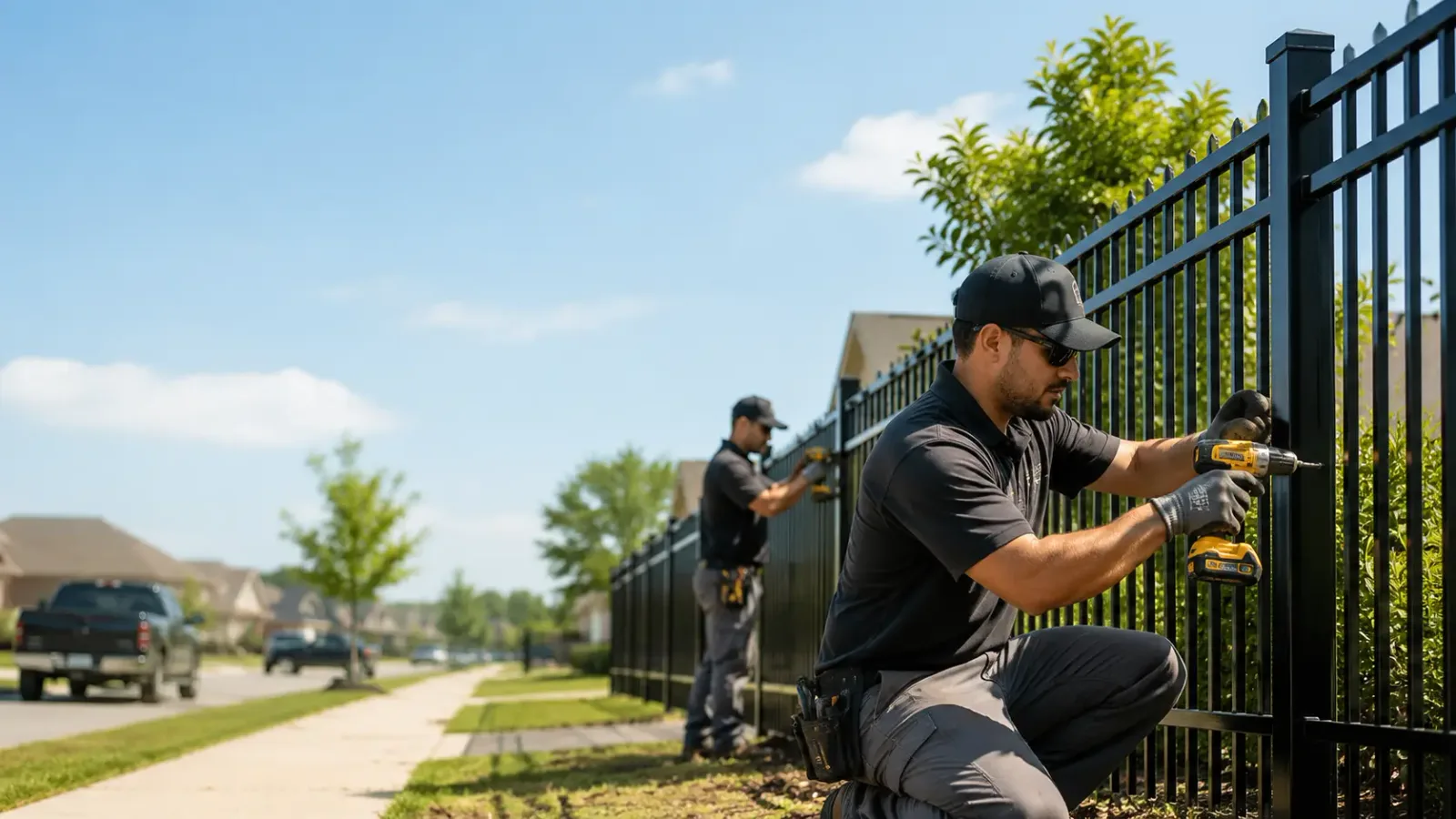 Metal Fence Installation in Delavan, WI